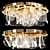 Modern 3D Ceiling Light Fixture 3D model small image 1