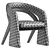 Modern Teak Olga Dining Chair 3D model small image 5