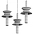 Sound Wave Maytoni Pendant Light 3D model small image 2