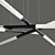 Handmade LED Glass Pendant Lamps 3D model small image 4