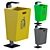 Sturdy Trash Can Model, Corona 3D model small image 1