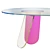 Colorful Glass Dining Table 3D model small image 3