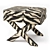  Eichholtz Ottoman Cordoba Zebra 3D model small image 7