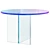 Round Shimmer Glass Dining Table 3D model small image 4