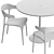 Modern Dining Set by Divan.ru 3D model small image 5