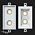 Custom Gypsum Recessed Lighting 3D model small image 1