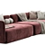 Luxurious Cosy Sofa, Italian Design 3D model small image 4