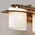 Linear Opal Glass Wall Sconce 3D model small image 3