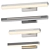Modern Black Metal Wall Sconce 3D model small image 1