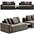 Eddie Sofa Frigerio: Stylish Comfort 3D model small image 2