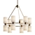 Sleek Mod Model Chandelier Display 3D model small image 1