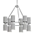 Sleek Mod Model Chandelier Display 3D model small image 3