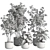 Modern Indoor Plant Set 69 3D model small image 4