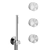 Modern Hydrobrush Fittings Collection 3D model small image 5