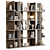 Versatile Modular Bookcase with Texture Options 3D model small image 2