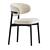 Elegant Oleandro Chair for Calligaris 3D model small image 2