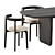 Outdoor Chic Set: Himba Chair & Nairobi Table 3D model small image 2