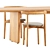 Outdoor Chic Set: Himba Chair & Nairobi Table 3D model small image 3