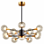 Double Dome Brass Chandelier 3D model small image 2