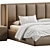 Eclectic Latex Palacio Bed's Revival 3D model small image 3