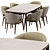 ErgoCrop Chair & Table Set 3D model small image 3