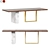 Milla & Milli Elegant Dining Table 3D model small image 1
