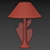 Sculptural Grace Table Lamp 3D model small image 5