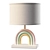 Ceramic Rainbow Table Lamp 3D model small image 1