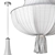 Elegant Meduse Pendant Lighting 3D model small image 4