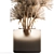 Stylish Dried Flower Bouquet 3D model small image 3