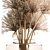 Stylish Dried Flower Bouquet 3D model small image 5