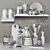 Modern Kitchen Accessories Set 2018 3D model small image 3