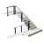 Sleek Staircase (024-1) 3D model small image 4