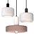 Juko Ceiling Light Fixtures, Dual Colored 3D model small image 1