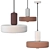 Juko Ceiling Light Fixtures, Dual Colored 3D model small image 3