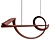 Elegant Adonis Pendant Lamp 3D model small image 3
