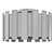 Agave Art Deco Ceiling Light 3D model small image 3