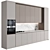 Modern Kitchen Module: 4K Marble 3D model small image 2