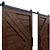 Rustic Barn Door 3D Model 3D model small image 2