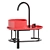 Italian Combo Wash Station 3D model small image 4