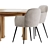 Modern Dining Set 82 Furniture 3D model small image 2