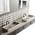 Omnires Y Bathroom Furniture Set 3D model small image 3