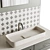 Omnires Y Bathroom Furniture Set 3D model small image 4