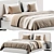 Modern Tadao Bed with Storage 3D model small image 2