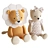 Soft Lion Cub Toys Duo 3D model small image 2