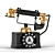 Handmade Vintage Telephone Decor 3D model small image 1