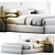  Sleek Modern Angelo Bed 3D model small image 5