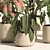 73-Piece Indoor Plant Ceramic Pot 3D model small image 4