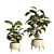 73-Piece Indoor Plant Ceramic Pot 3D model small image 7