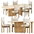 Paf Paf Chair MC25 and Tobi-Ishi Table 3D model small image 1